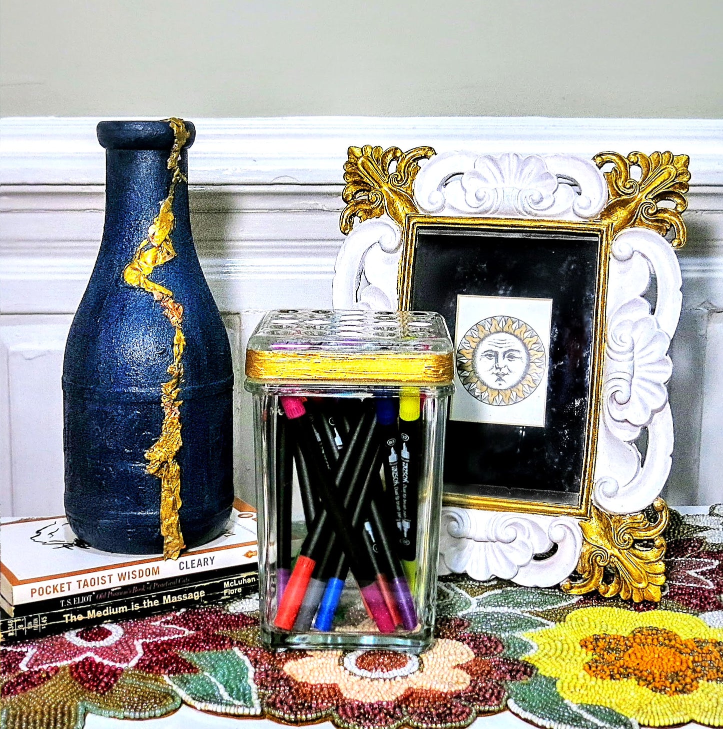 Domino Glass Jar with Lid