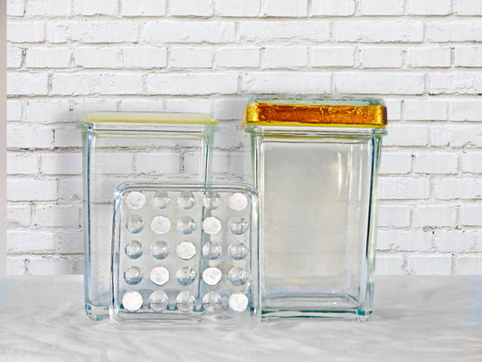 Domino Glass Jar with Lid